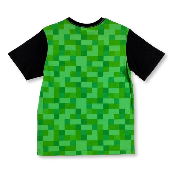 Minecraft Shirt for Boys SSSS Creeper Short Sleeve Tee Green X-Small 4-5 NEW - Picture 2 of 5